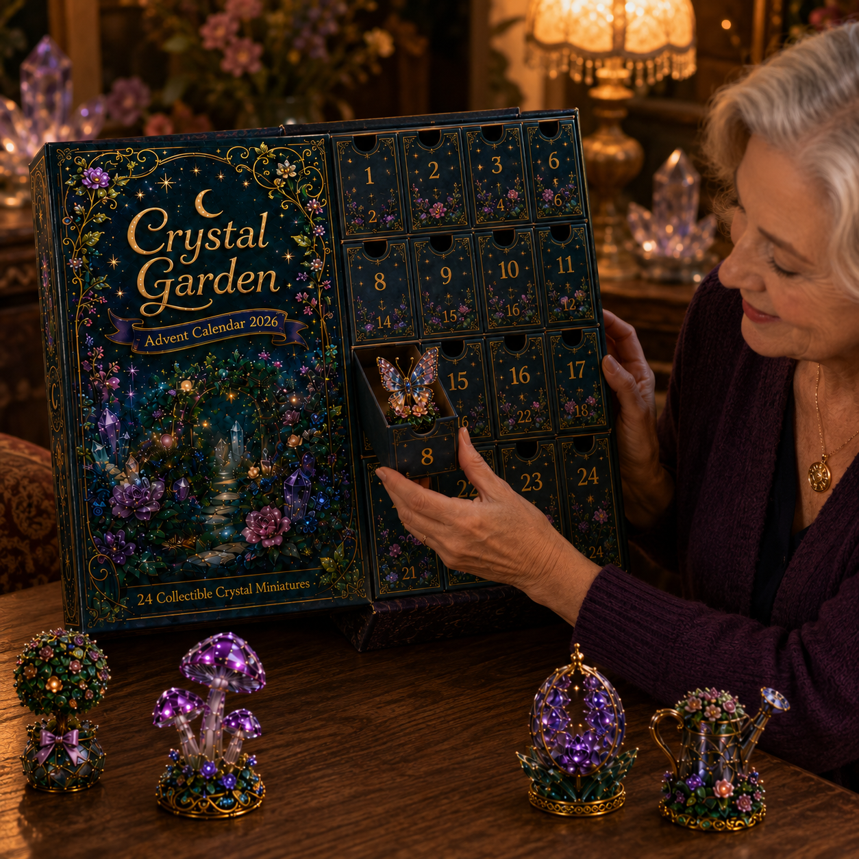 Crystal Garden Advent Calendar 2026 – 24-Day Magical Crystal Garden Collection