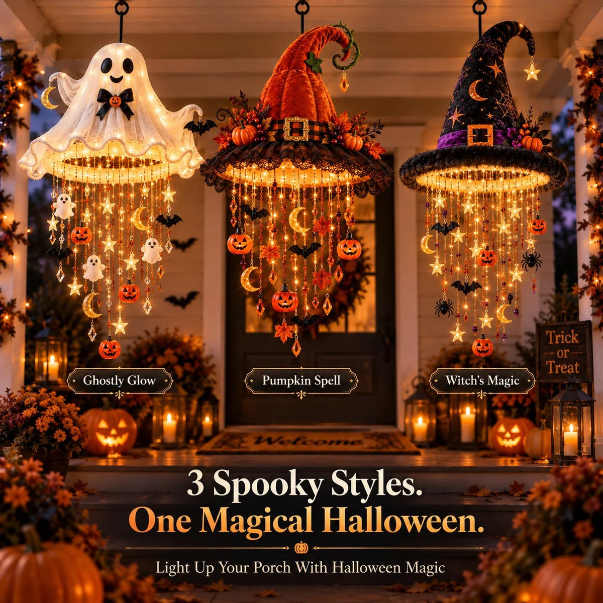 👻Halloween Magic Cascade Hanging Chandelier🧙