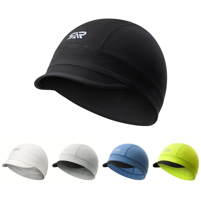 🔥HOT SALE🔥💯Quick-Dry Breathable Helmet Liner Sun Visor Skull Cycling Cap