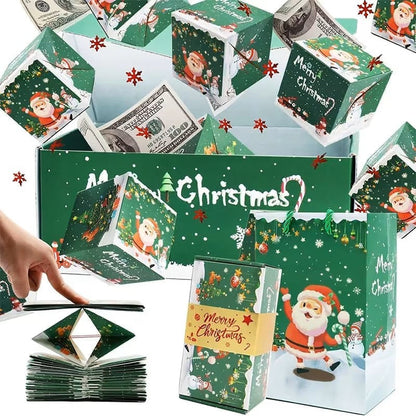 🎁Christmas Pop-up Surprise Gift Box - Unique Folding Bouncing Red Envelope Gift Box🎁