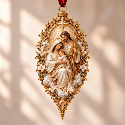 ✝️ Sacred Christmas Ornament Collection | 9 Faith-Inspired Designs with Sculptural Detail for Trees & Meaningful Gifts 🎄