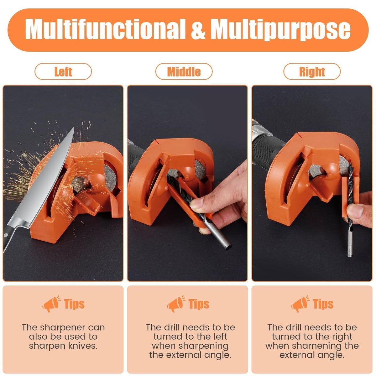🔥 48% OFF Drill Bit Sharpener Kit – Restore Dull Bits in Minutes