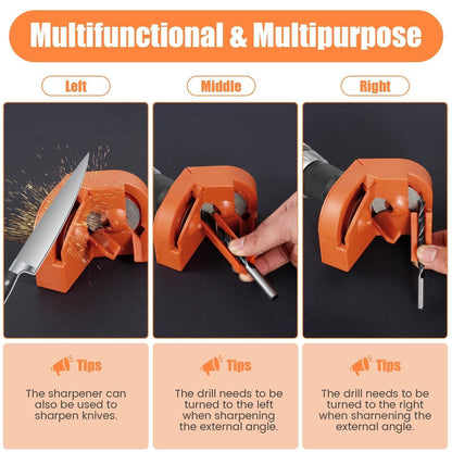 🔥 48% OFF Drill Bit Sharpener Kit – Restore Dull Bits in Minutes