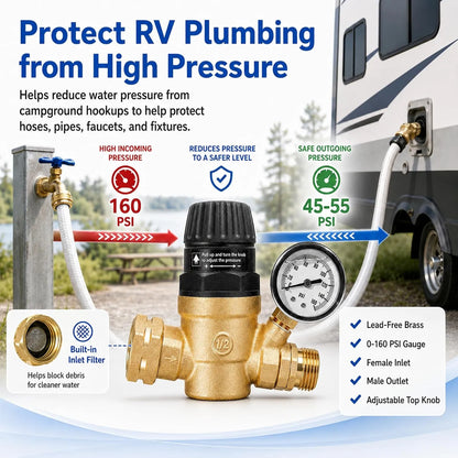 🚐 RV Water Pressure Regulator