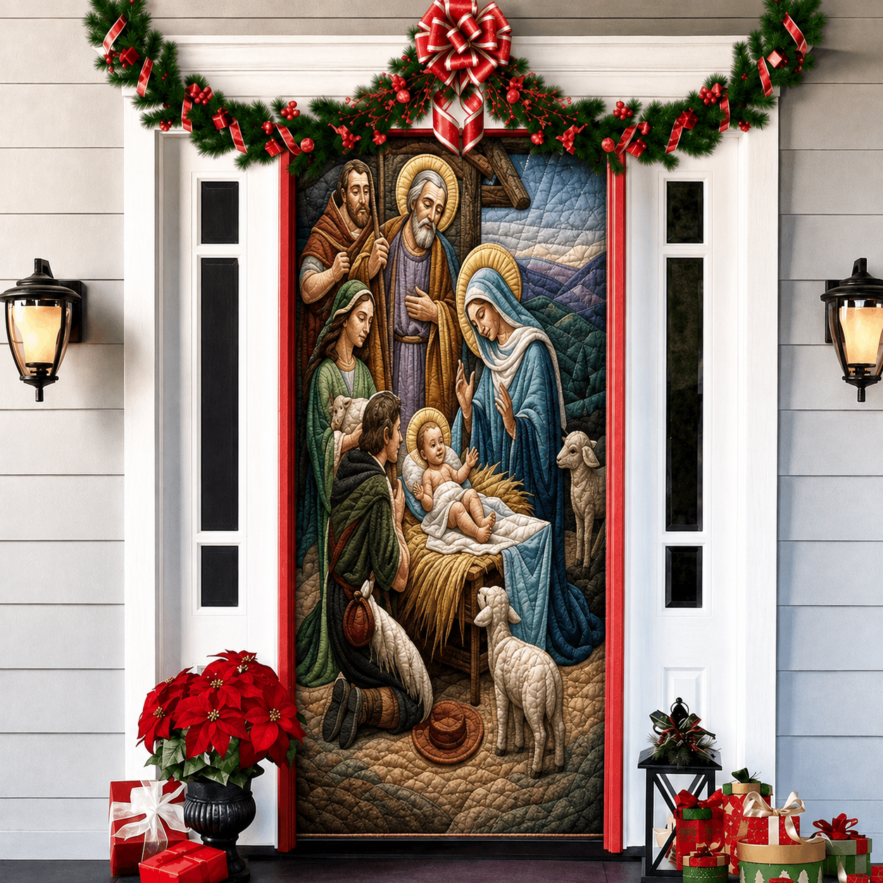 Last day 50% OFF🌟2026 3D Christmas front door decoration