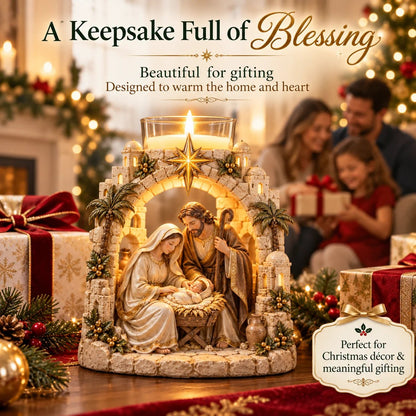🎉Light of Faith™ – Sacred Christian Candle Holder ✝️🕯️
