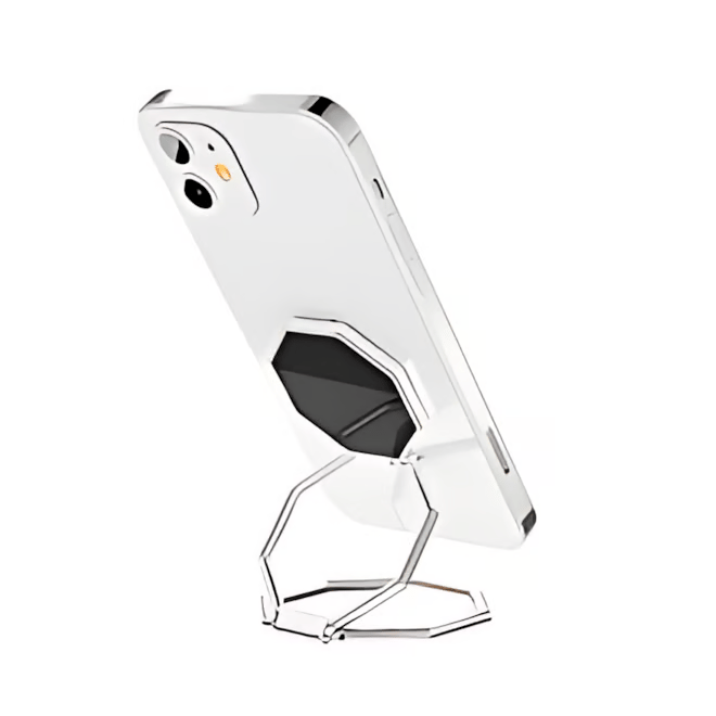 Octagonal Foldable Metal Phone Ring Stand | Magnetic Car Mount Compatible