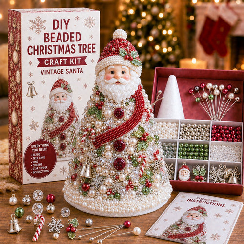 🎅🎁⛄Kit de bricolage pour sapin de Noël en perles