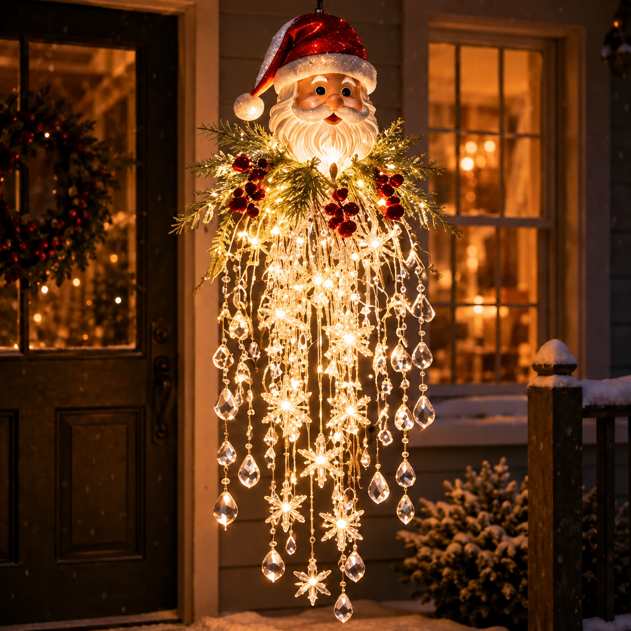 Christmas hanging snowman light