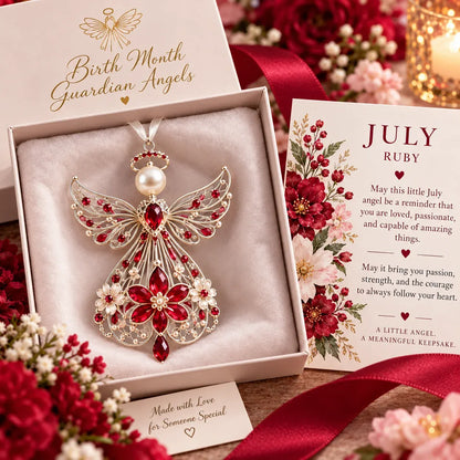 ⏳ Last Day 49% OFF – 👼 Birth Month Guardian Angel | 12 Birthstone-Inspired Keepsakes for Meaningful Gifts ✨