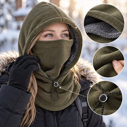 🔥🥶Fleece Double Layer Integrated Mask Hat
