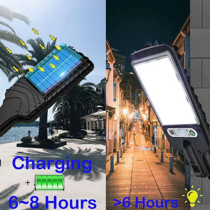 Outdoor LED Solar Lamp with Motion Sensor