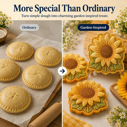 🎉⏳ Last Day 49% OFF – 🌸 8-Design Spring Garden Mini Pie Mold Collection | Reusable Embossed Molds for Shaping Detailed Bee, Butterfly, Ladybug, Sunflower, Cottage & More 🥧✨