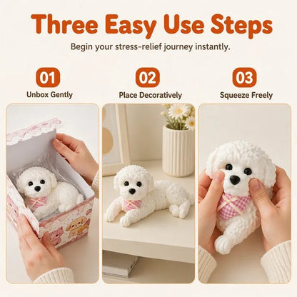 🧸 ! 🐶 Cuddly plush dog – stress-relieving, soft, and cute ✨