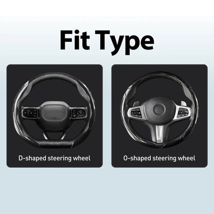 Non-Slip Car Steering Wheel Cover for 15 Inch Wheels