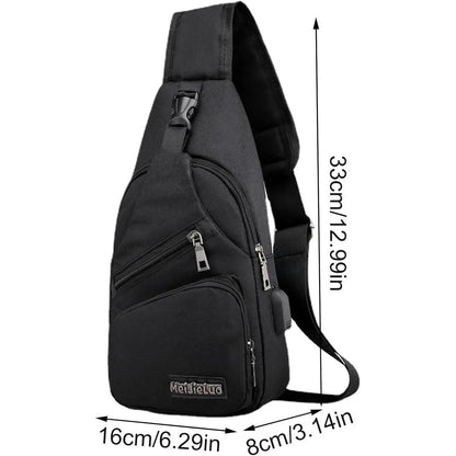 Men’s Lightweight Waterproof Sling Bag