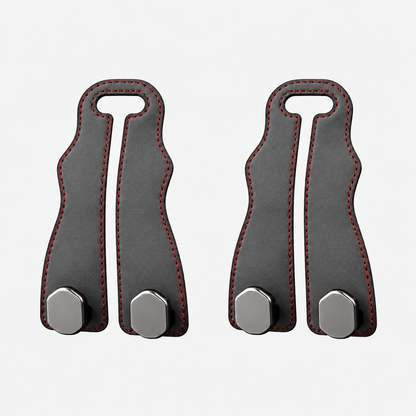 Suede Leather Car Seat Hook