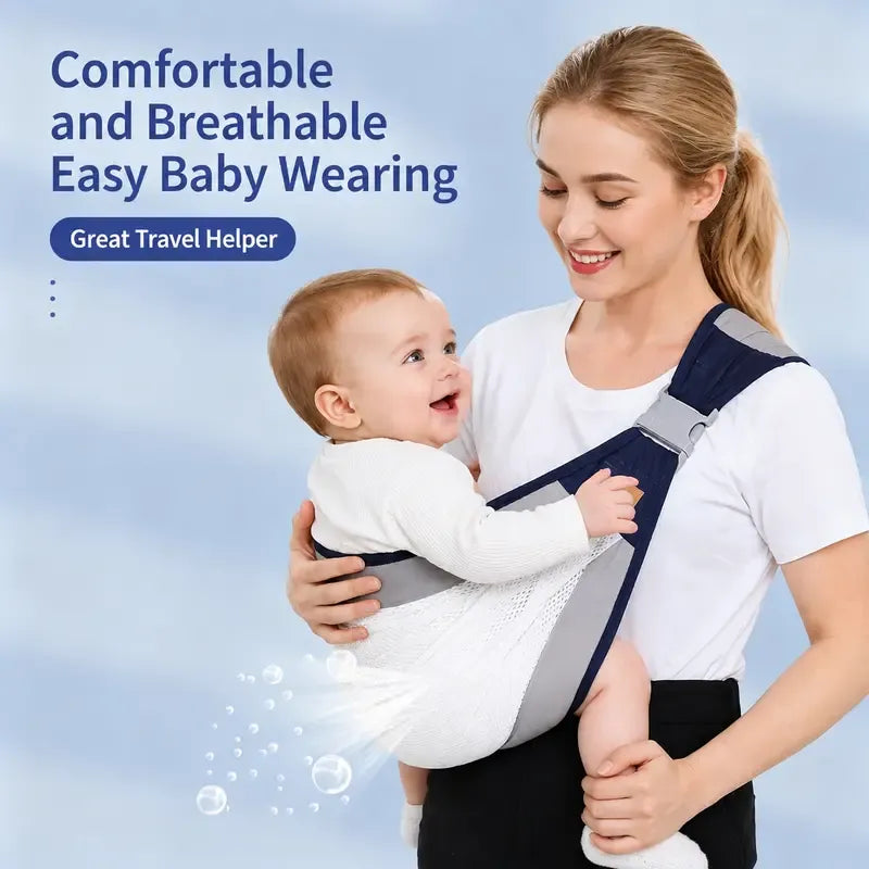 Adjustable single-shoulder portable strap | Lightweight and breathable mesh hip strap