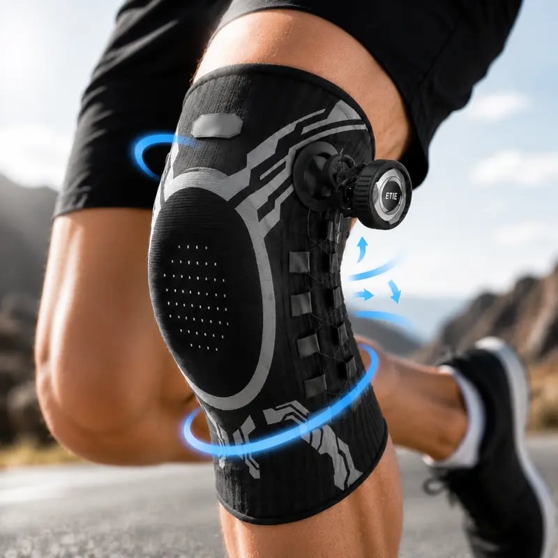 🏃 Dial‑Adjustable Knee Support Brace