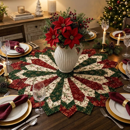 👉🔥💯Christmas Flower Diatomaceous Earth Placemat丨Finished Mat