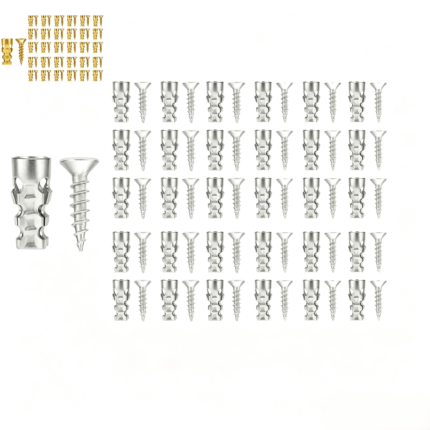 6x14mm Expansion Screw Set (Pack of 30 / Pack of 60)