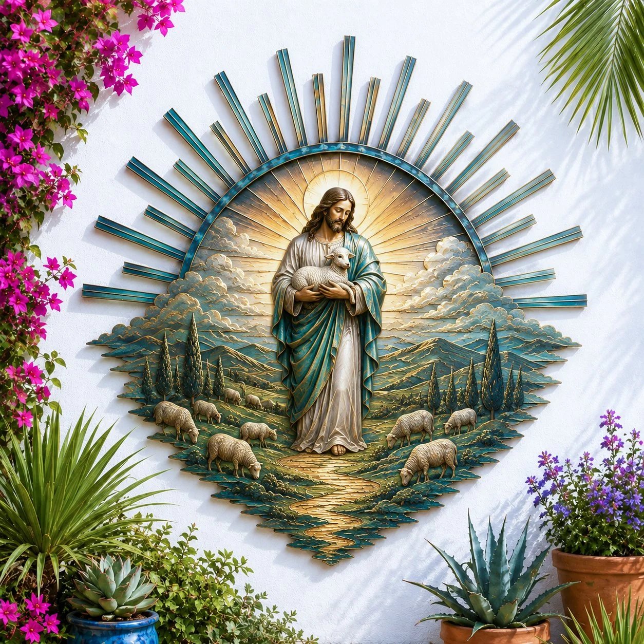 ✝️ Jesus Metal Wall Art