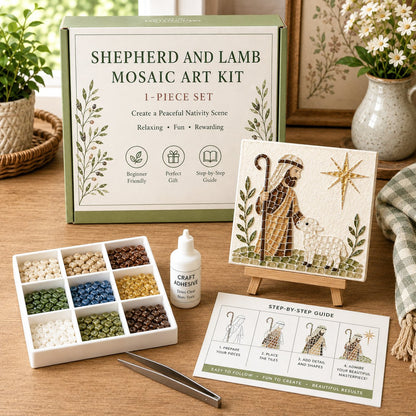 💥Nativity Sea Glass Art Kit