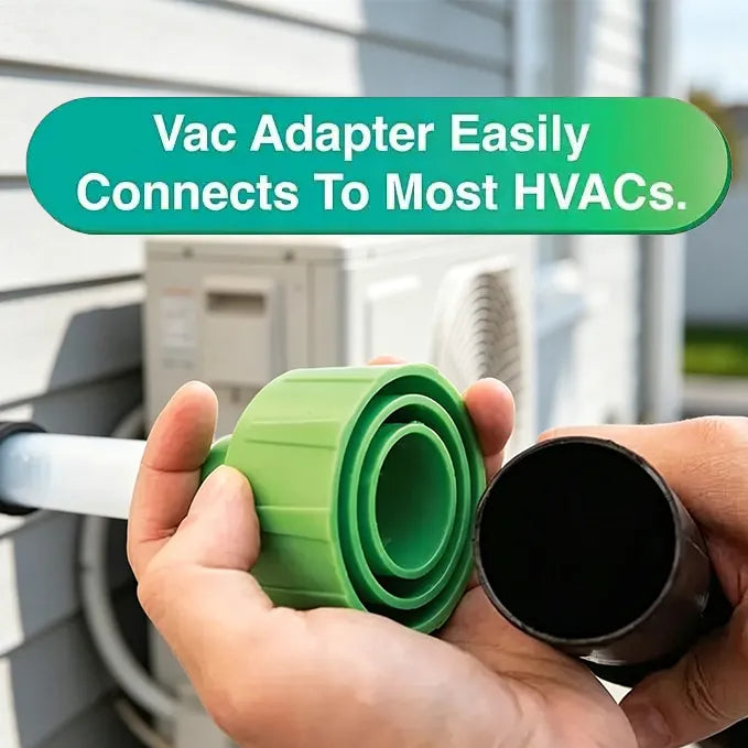 AC Drain Line Cleaner Adapter Evacuates & Unclog AC Drain Line