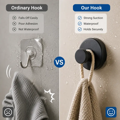 Stainless Steel Finish GripLock Heavy Duty Adhesive Wall Hooks