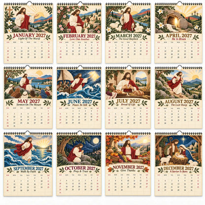 ✝️ 2027 Walking With Jesus Wall Calendar
