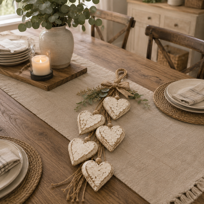 🍂🤎Hanging Heart Wall Decor