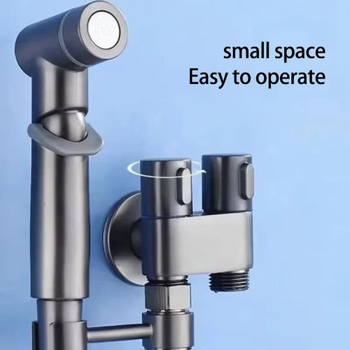 Free Shipping 🎉 1-In-2-Handheld Out Dual Control Valve Bidet Sprayer for Toilet