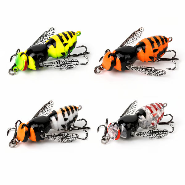 ✨🐝 Bionic Wasp Topwater Lure That Triggers Explosive Strikes
