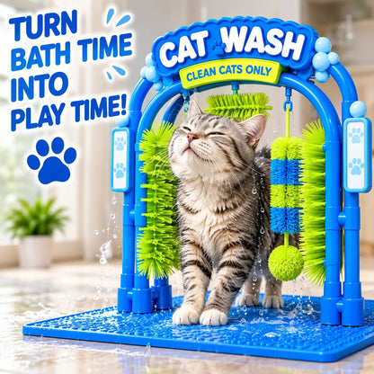 🐱The Ultimate Cat Self-Grooming & Play Station 🐾