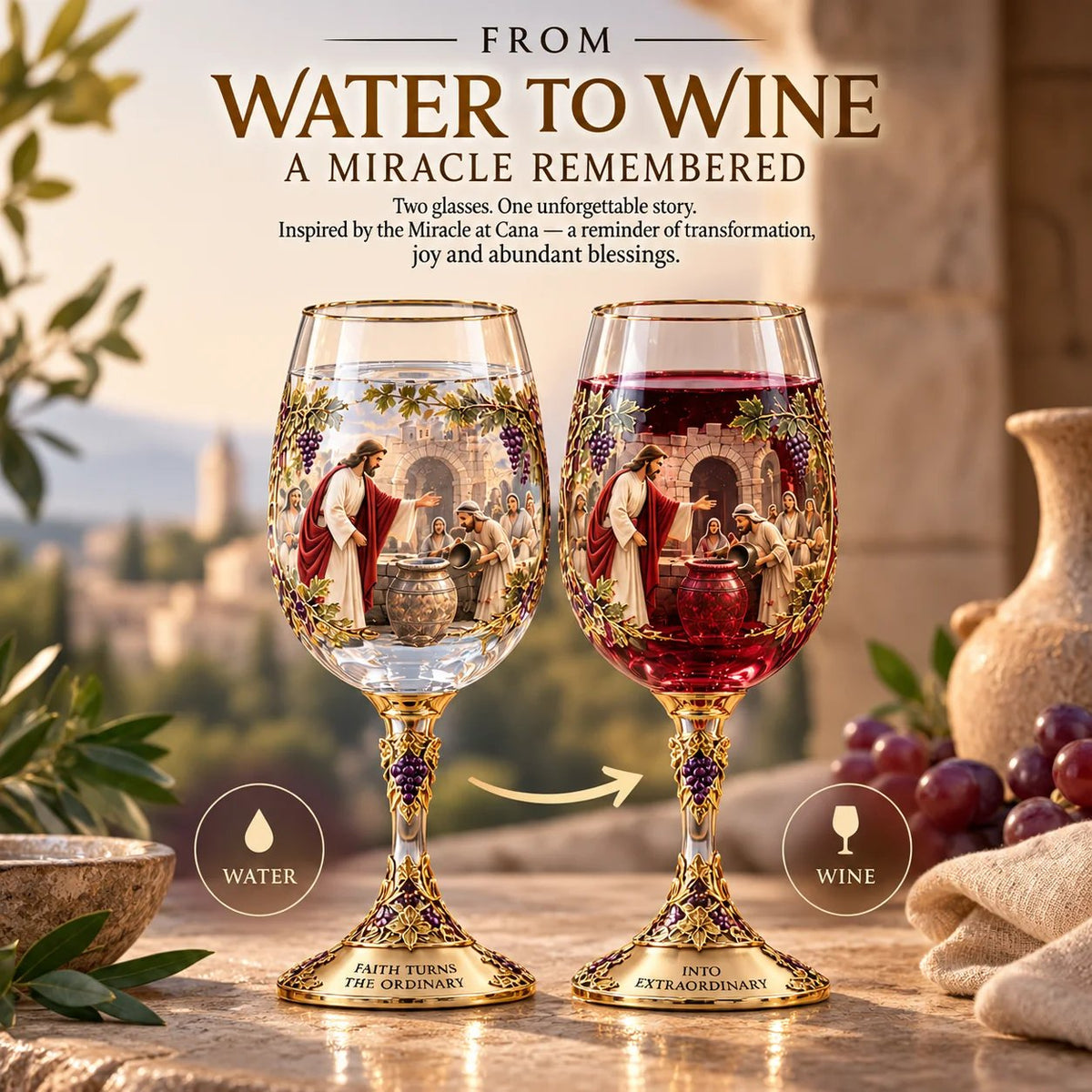 ✝️ Two Glasses. One Miracle. A Story Worth Keeping.