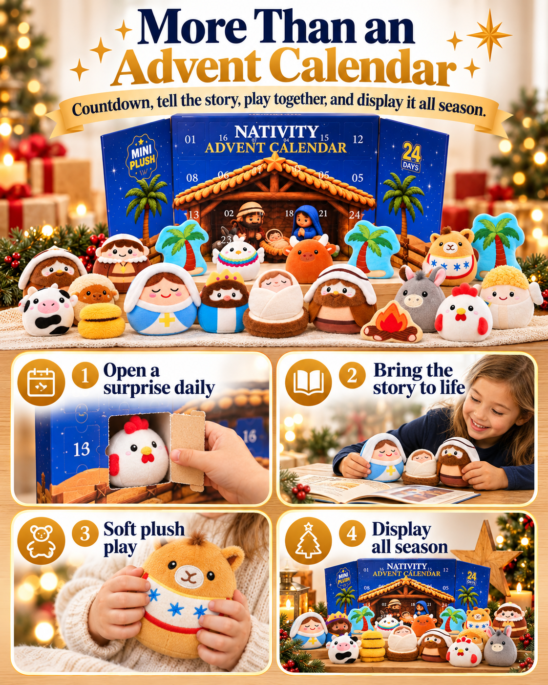 Nativity plush Christmas collection
