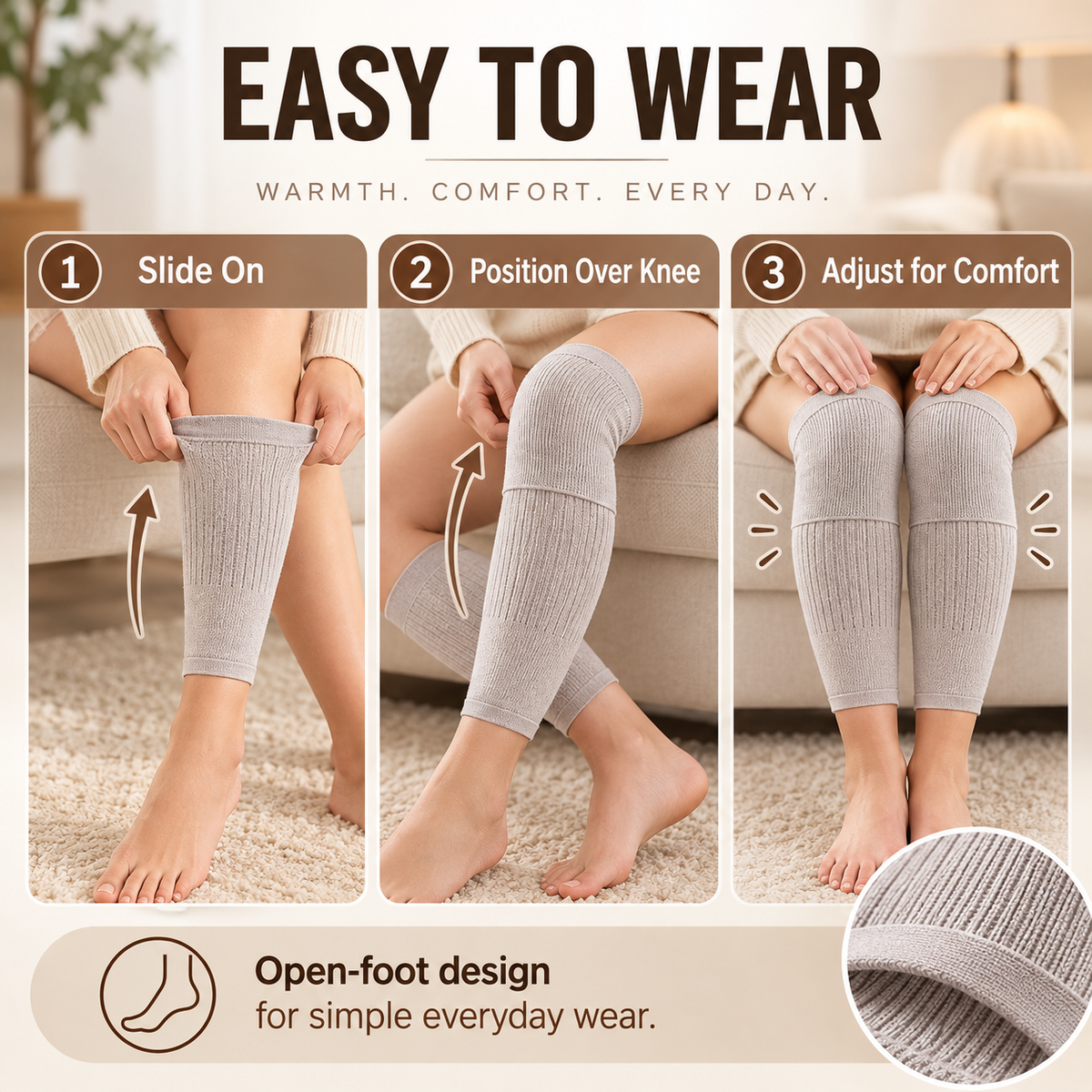 Winter Special❄️Soft And Warm Faux Cashmere Knee Pads