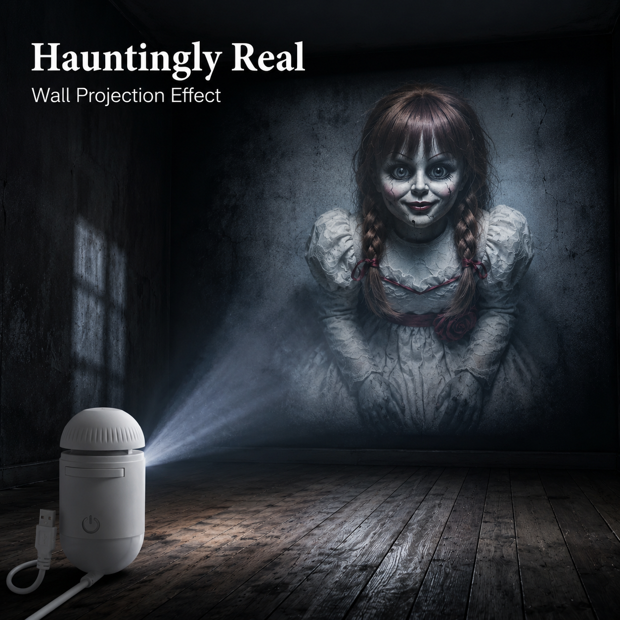 Horror Slide Projector | Halloween Wall Decor