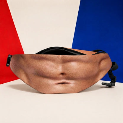 Ultra-Realistic Beer Belly Fanny Pack – Funny Dad Bod Waist Bag