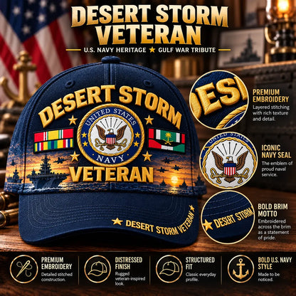 🎖️ Desert Storm Veteran Cap – Your Service. Your Pride. (1991–2026 - 35TH ANNIVERSARY)