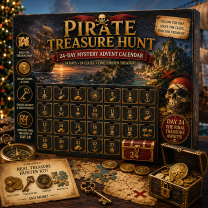 🎄🔎 Mystery Adventure Advent Calendar -24 Days, 24 Clues, One Final Reveal