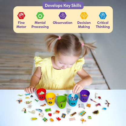 🔥 Last Day 49% OFF - 📚 Phonics Vowel Sorting Toy | ✨ Early Literacy Learning Activity for Preschool & Kindergarten Kids Ages 4-7