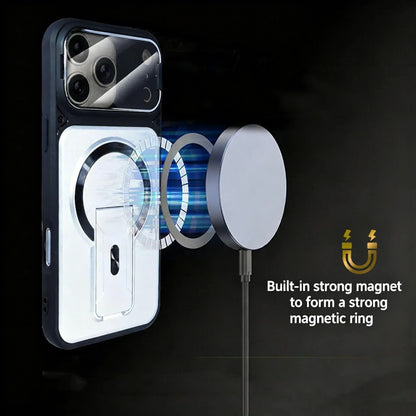 ✨MagSafe Magnetic Case with Camera Lens Cover & Invisible Stand for iPhone