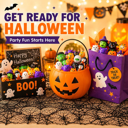 🎃 30PCS Halloween Mochi Squishy Toys