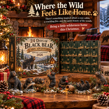 🐻🎄 24 Days of Black Bear Magic – Christmas Advent Calendar 2026