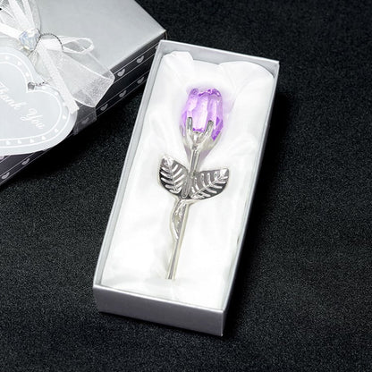💖Eternal Love Metal Crystal Rose Timeless Gift for Valentine's Day, Mother's Day, Birthdays, and Anniversaries Water-Resistant