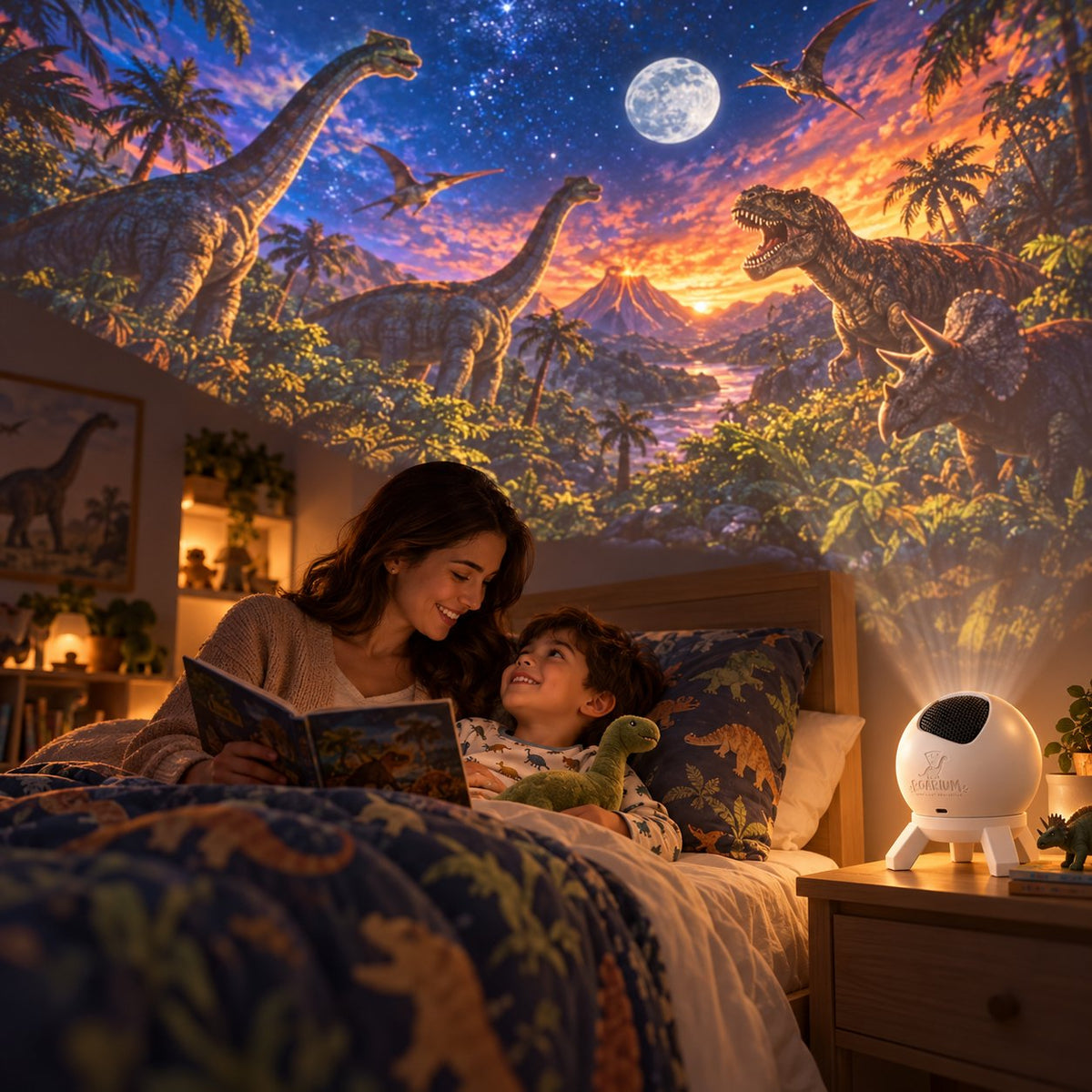 🦖✨ Dino Adventure Projector Lamp™