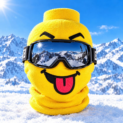 ⛷️ The Funniest Ski Mask On The Slopes This Winter! 🧱❄️