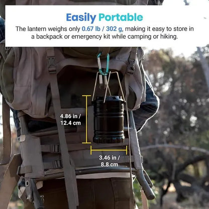 Collapsible LED Camping Lanterns Lightweight Solar