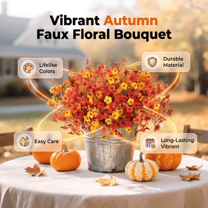 🍁UV-Resistant Artificial Daisy Flowers  for Fall Decor Halloween